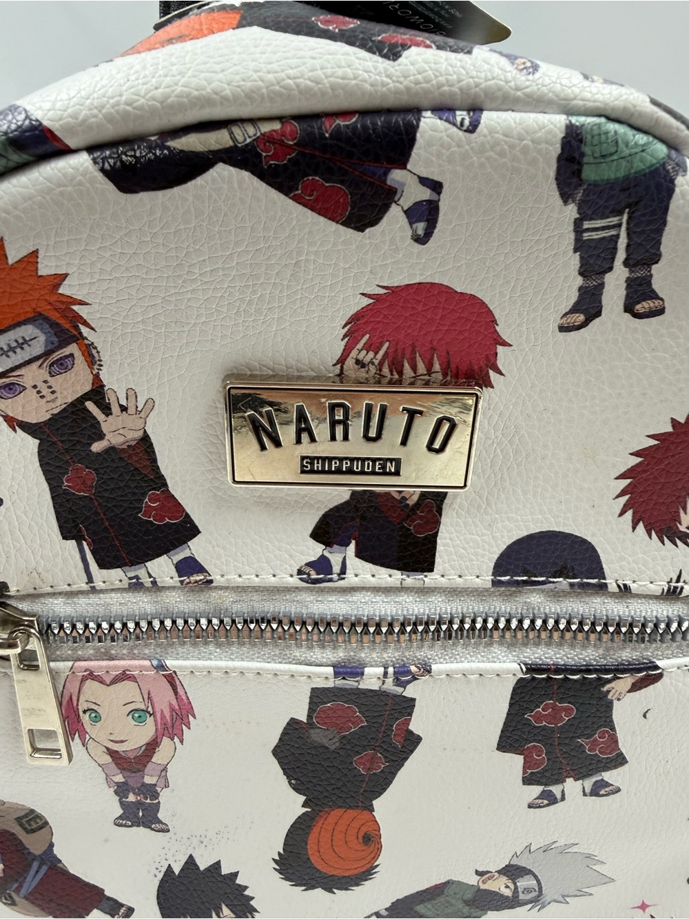 Bioworld Naruto shippuden all over chibi print backpack new! - Picture 2 of 3